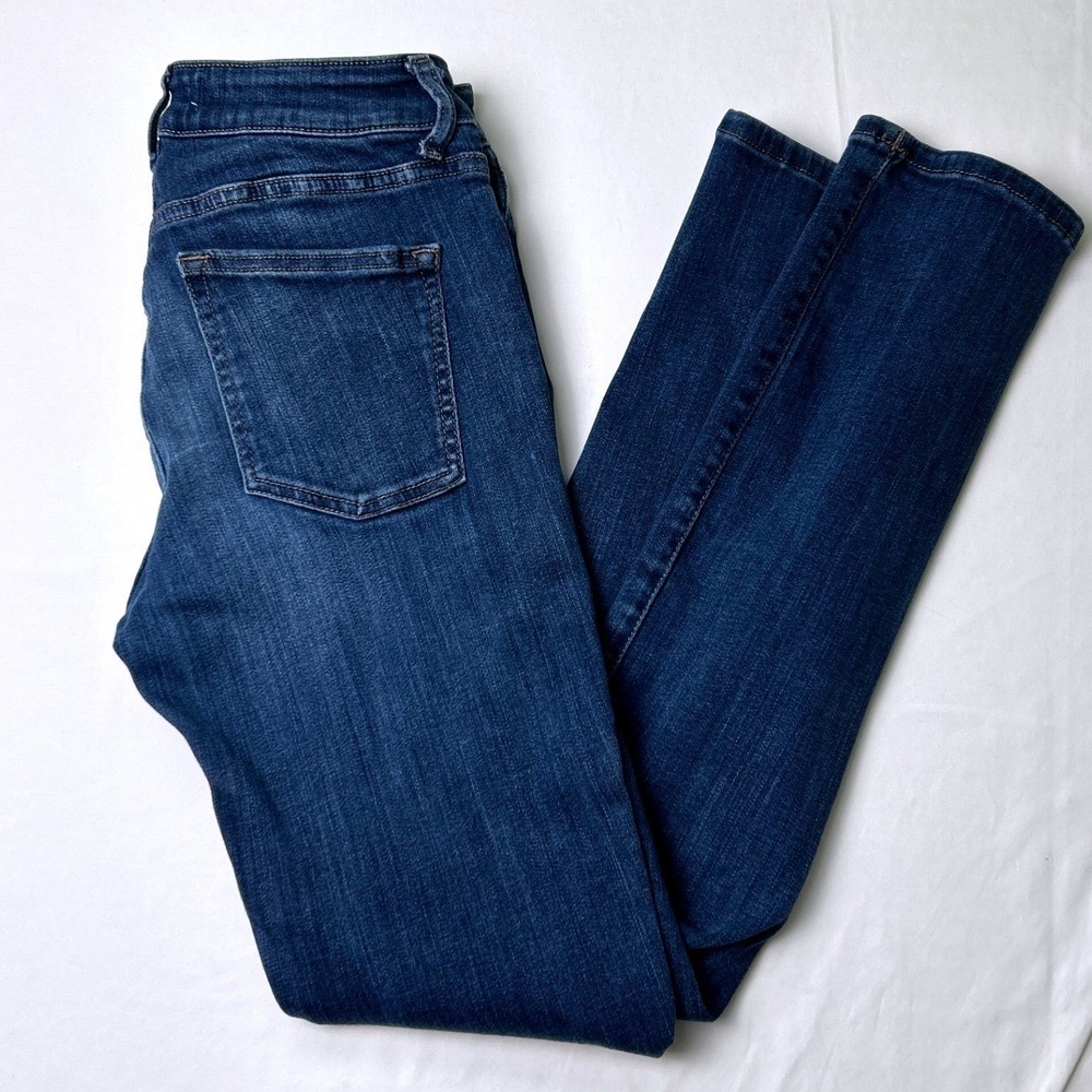 Warp + Weft Mens Oak Oakland Straight Leg Jeans Size 28x30 Blue Classic Stretch